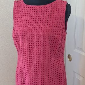 Liz Claiborne Pink Sleeveless Dress